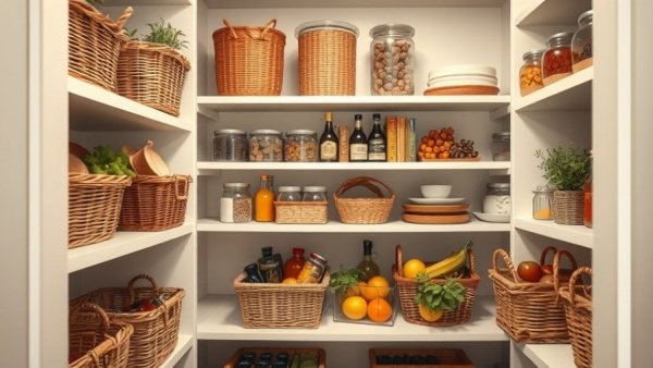 Organized pantry in Vancouver home improvement project.