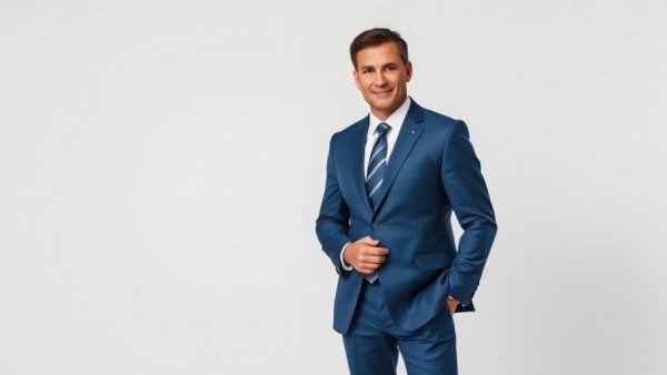 Professional anchorman posing for Vancouver local news.