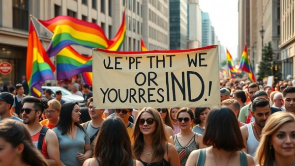 Celebration of support for 2SLGBTQIA+ youth in Vancouver at a pride parade.
