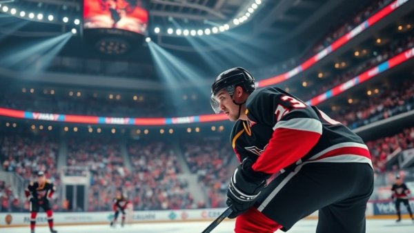 Vancouver Canucks player on ice during free agency period.