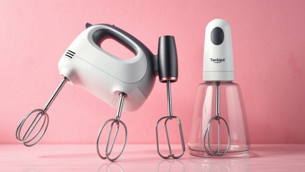 Modern hand mixers on display for best family recipes.