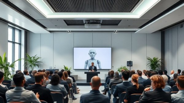Vancouver tech innovation panel on AI in modern conference room