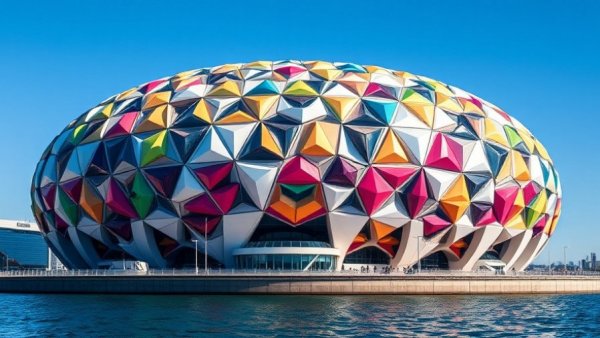 Own a piece of the science world with this vibrant FIFA dome design.