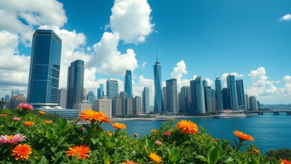 Vancouver skyline and waterfront attract newcomers.