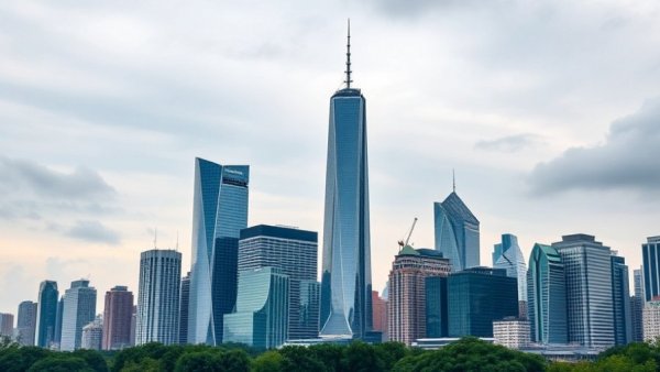 Urban skyline reflecting the impact of U.S.-Canada trade war on mortgage rates.