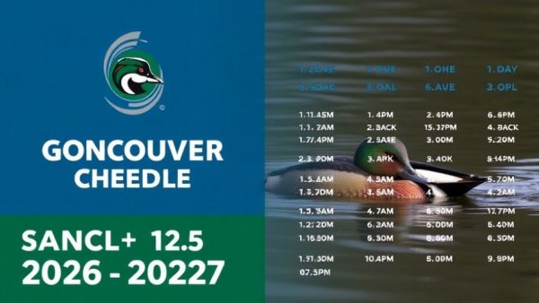 Vancouver Goldeneyes Season Schedule 2026-2027