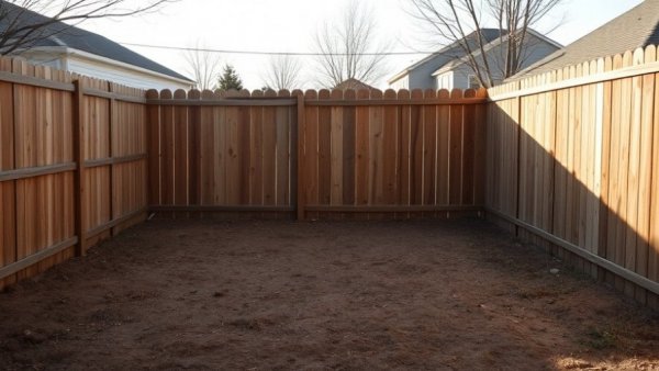 Bare backyard for home improvement in Vancouver