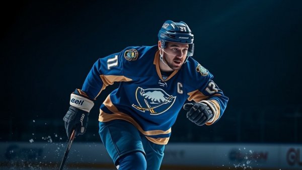 Vancouver Goldeneyes new jerseys showcased by a hockey player on ice