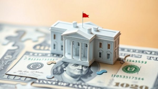 White House on dollar puzzle symbolizes best and worst presidents for inflation.