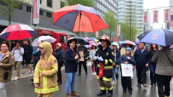 Vancouver Firefighter Charities Umbrella Day