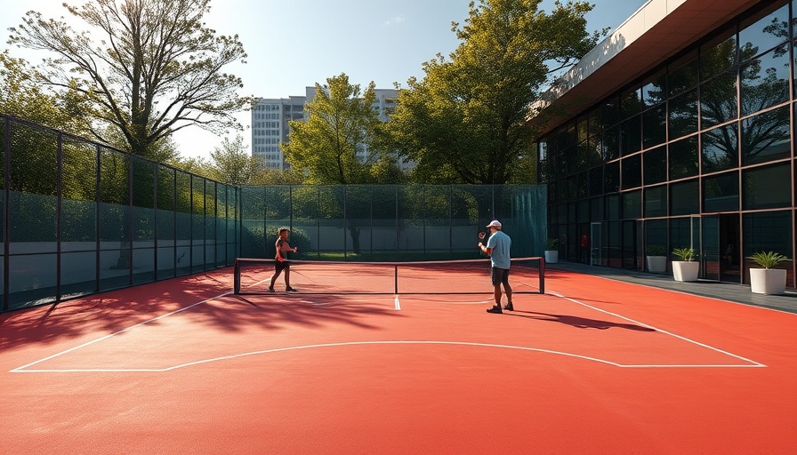 Padel court illustrating pickleball and padel growth