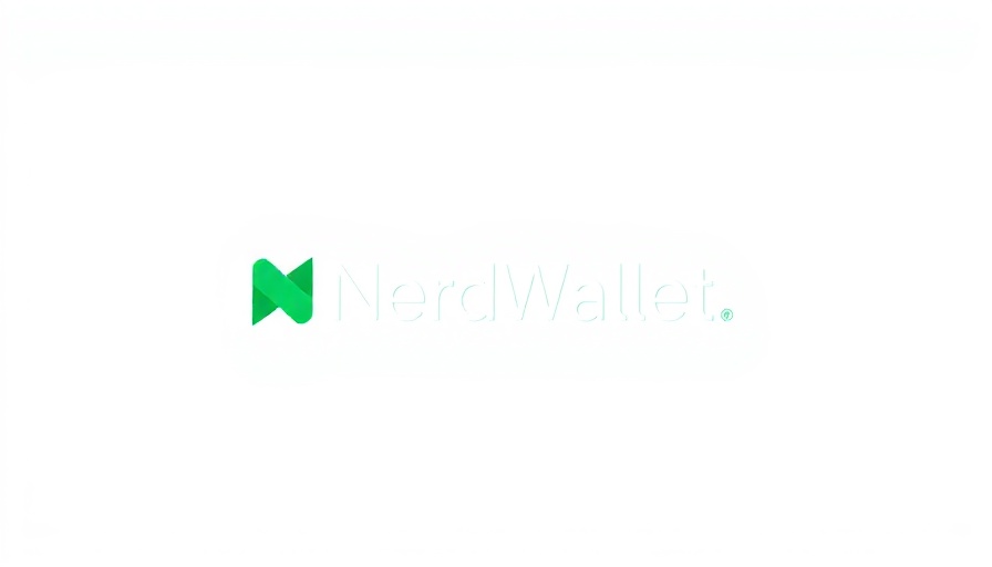 Minimalistic NerdWallet logo on white background for Discover 5% cash back bonus categories.