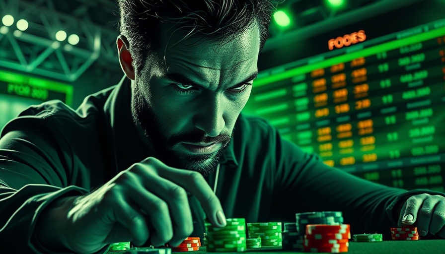 AI Gambling Agents concept with digital sports and poker.