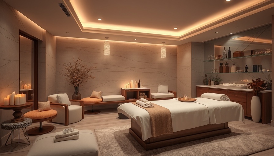 Elegant spa room with serene ambiance and modern decor in Denver.