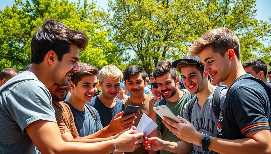 Denver business news: outdoor autograph signing event in a sunny park.