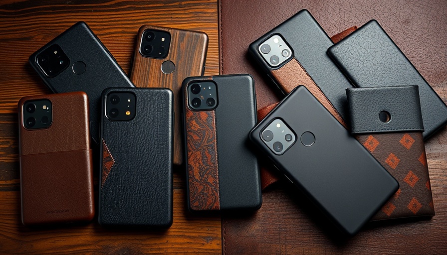 Elegant Pixel 10 cases and accessories displayed, showcasing various designs.