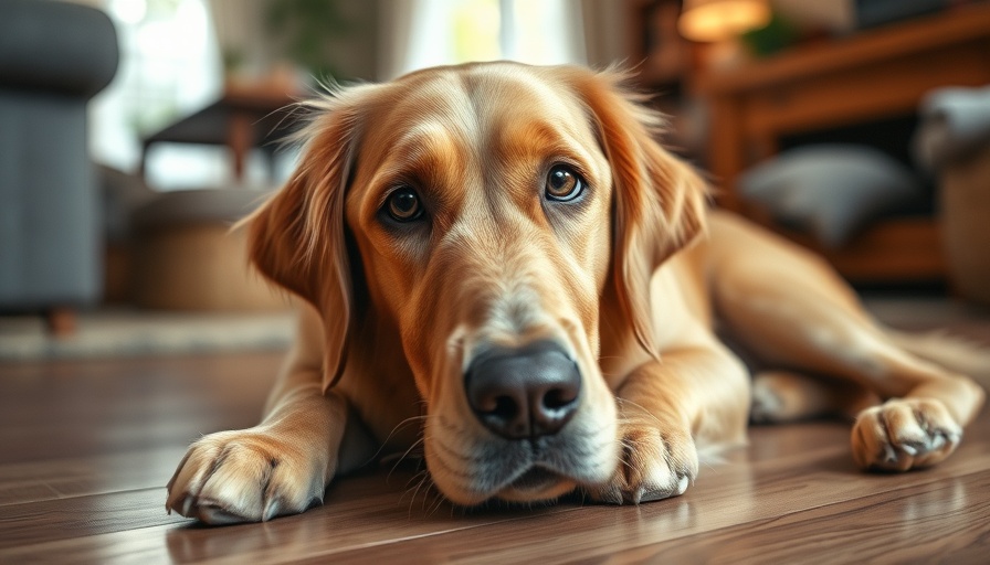 Golden retriever displaying weird dog habits with a bone.