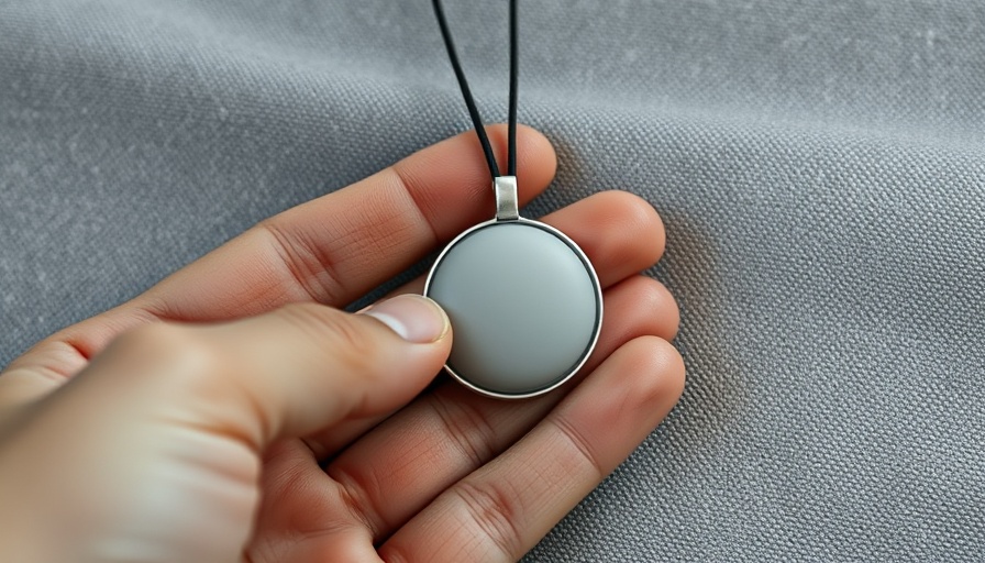 Modern AI-powered pendant device interaction, AI Powered Friend Accessories.