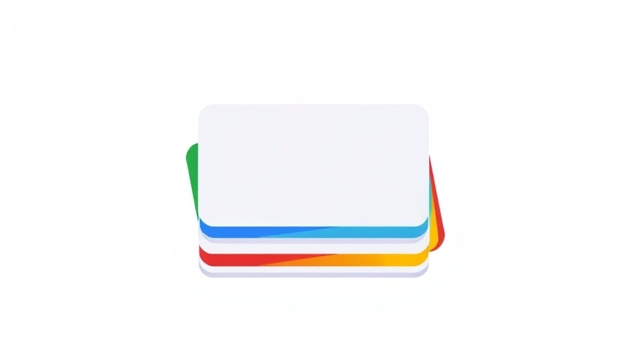 Google News logo with stacked colored cards.