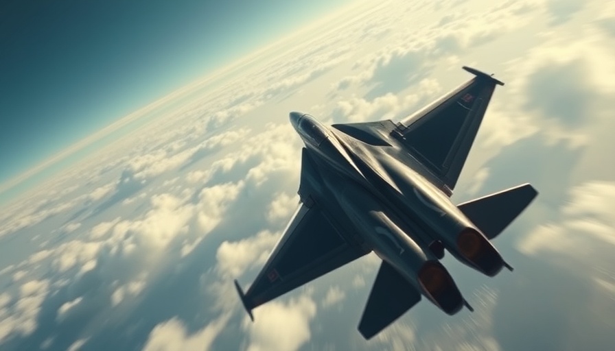 Military jet in action, related to Russian drone breach in Romania.