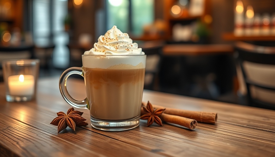 Spiced healthier fall drinks with whipped cream in cozy setting.