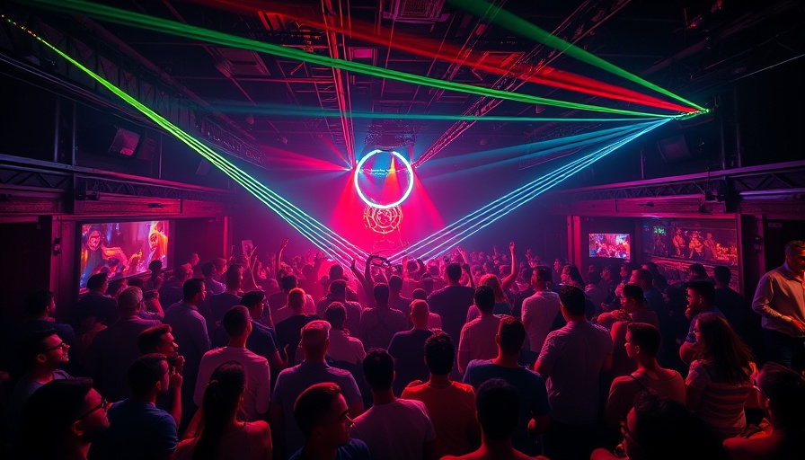 Vibrant dance scene at one of Denver's favorite dance clubs.