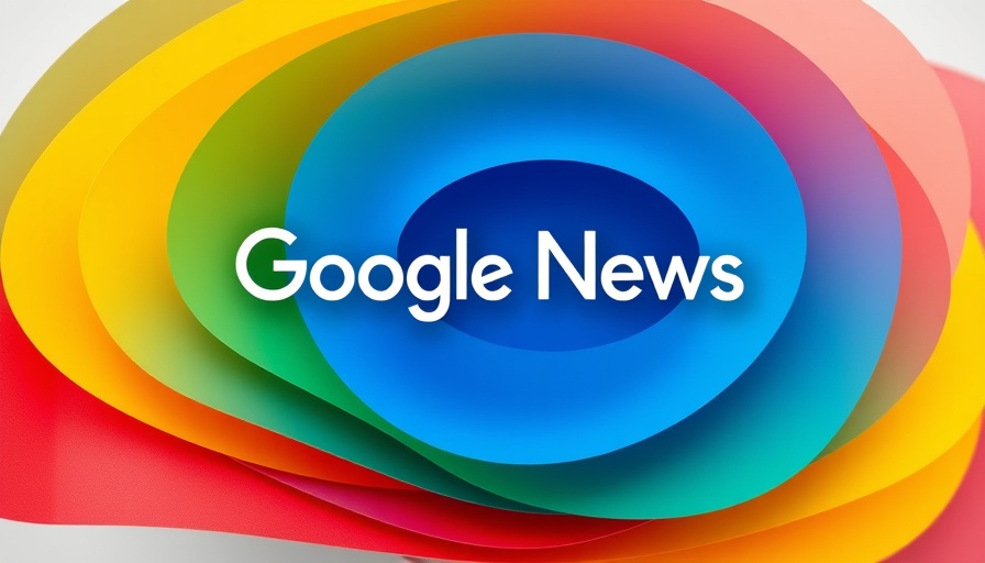 Google News logo with vibrant layers and modern design