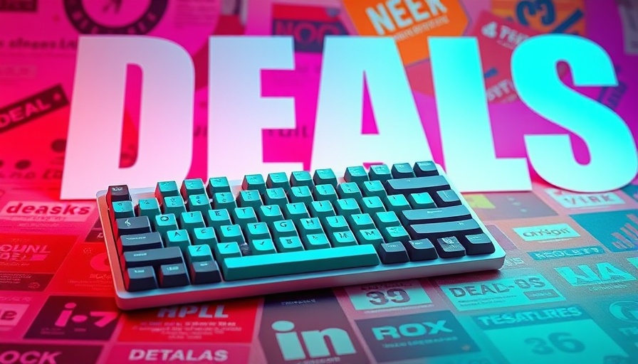 Vibrant hall effect keyboard deals promotional image