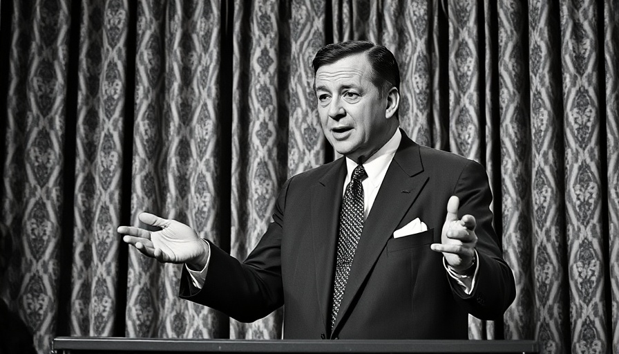 Vintage TV broadcast of a man speaking, Denver local news.