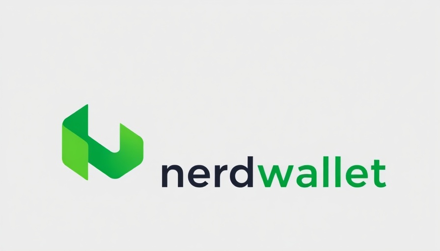 NerdWallet logo, green with light gray background