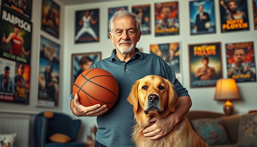 Air Bud Returns filming in Vancouver with a man and golden retriever.