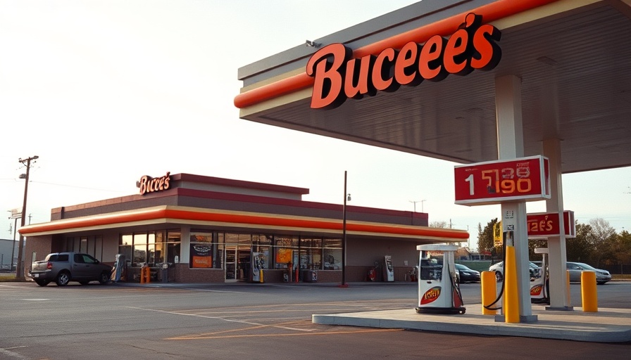 Buc-ee's gas station with logo in Palmer Lake.