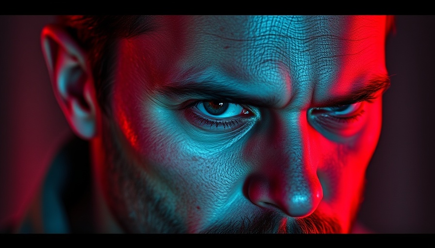 Artistic male portrait with digital overlay, representing GPT-5 advancements.