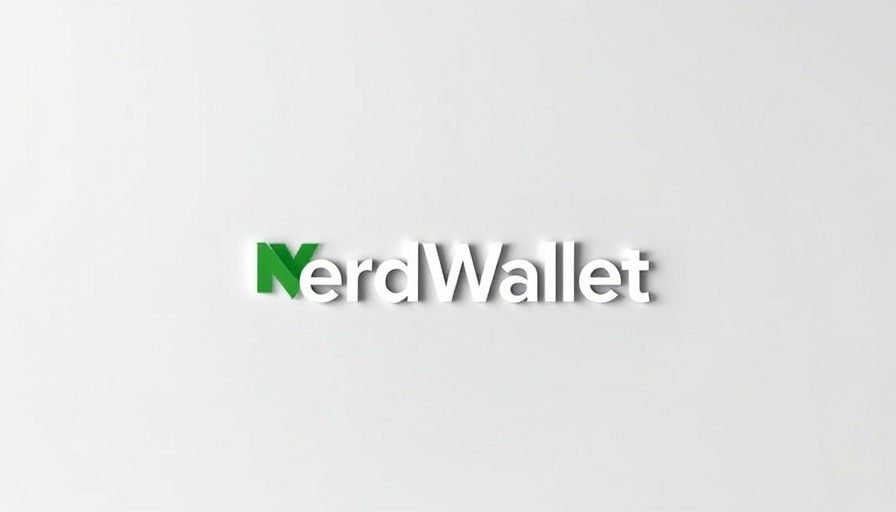 NerdWallet logo on gray background.