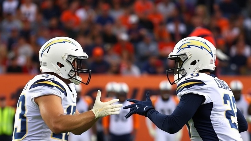 Chargers Broncos AFC showdown: Anticipation builds for the exciting NFL family game day.