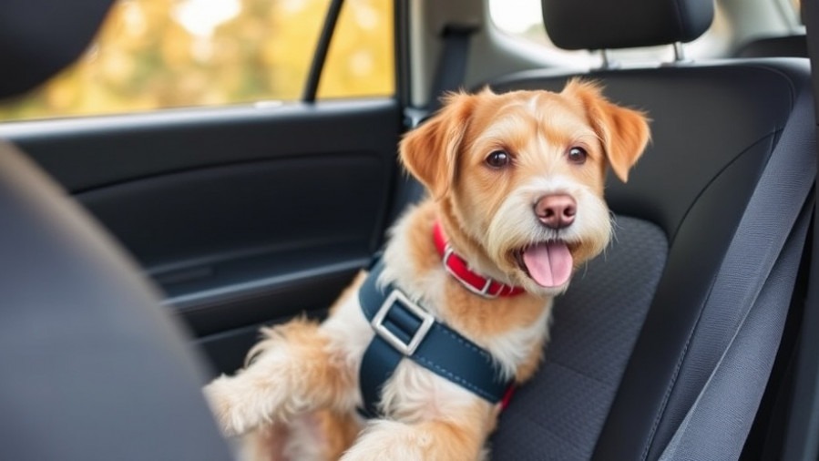 Dog seat belts ensure pet safety travel and canine transportation safety.