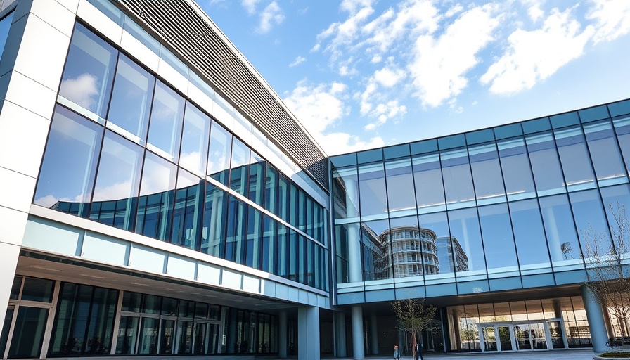 Hartpury University's Agri-Tech Centre building exterior
