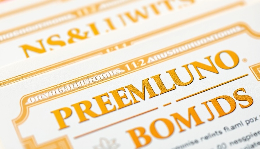 Close-up of Wales Premium Bonds NS&I certificate