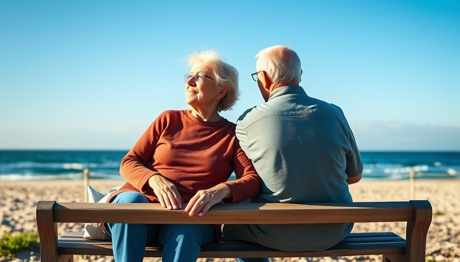Elderly couple enjoying a sunny day at the beach - Wales retirement preparedness.