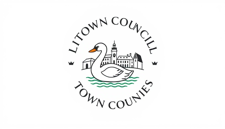 Caldicot Town Council emblem highlighting local governance