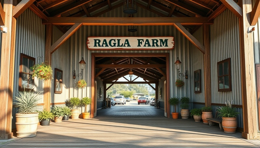 Entrance to Raglan Farm Park, welcoming summer adventure.