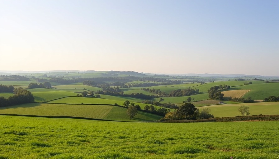 Impact of Tourism Tax on Monmouthshire economy with scenic landscape.