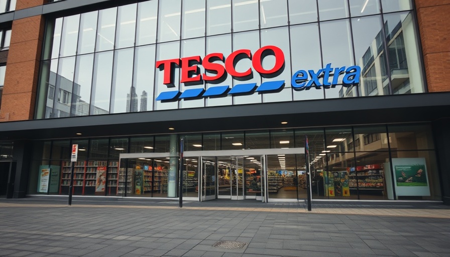 Exterior of Tesco store, relating to salmonella warning