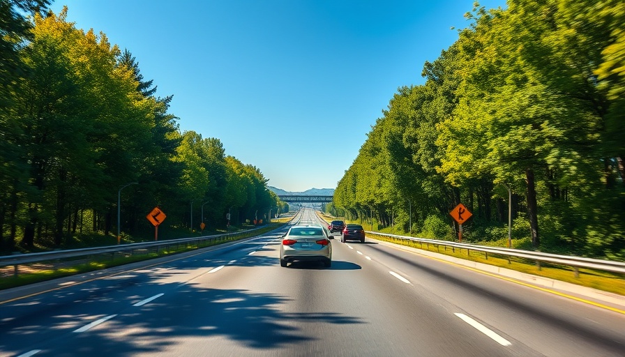 A465 highway traffic update with clear skies and smooth flow.