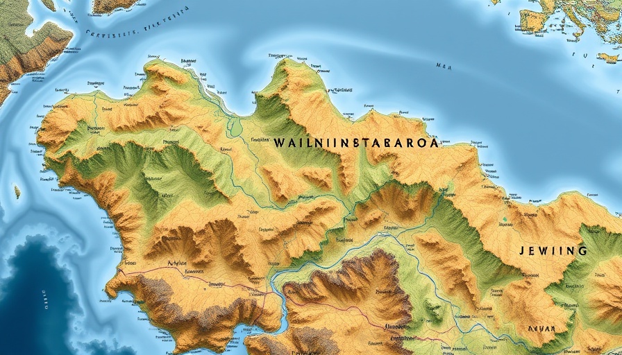 Whaingaroa general ward map highlighting Raglan region.