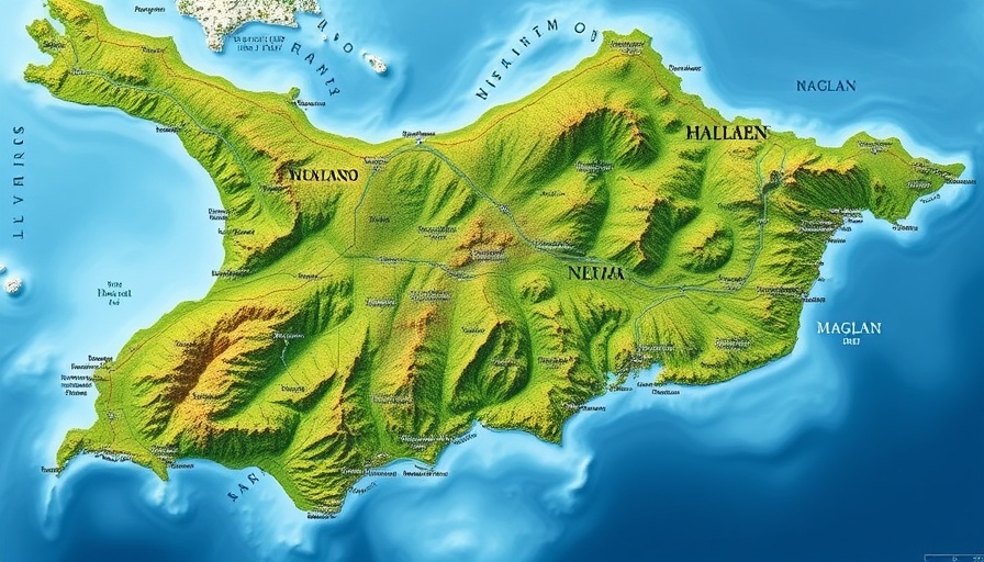 Map of Raglan highlighting community board wards.