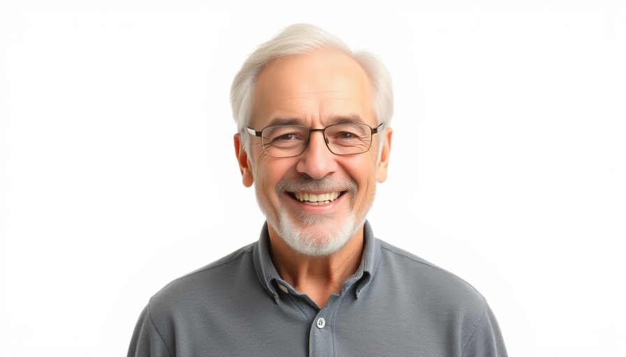 Smiling older man portrait related to Monmouthshire housing plans
