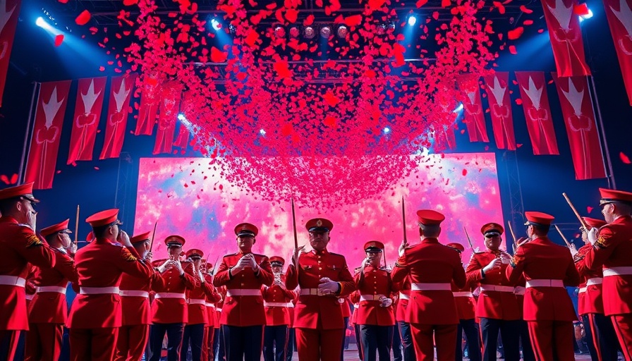 Wales Festival of Remembrance concert with military band.