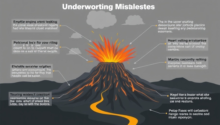 Infographic showing underwriting mistakes in land investment.