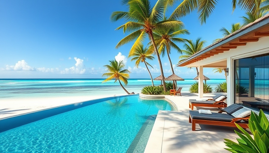 Luxurious beachfront villa at Best Sandals Resorts 2025 with infinity pool.